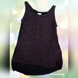 Splendid leather hem tank top Women XS